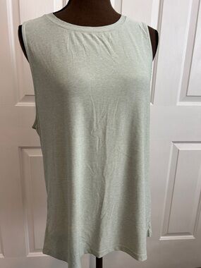 Marika Light Sage Sleeveless Tank Top